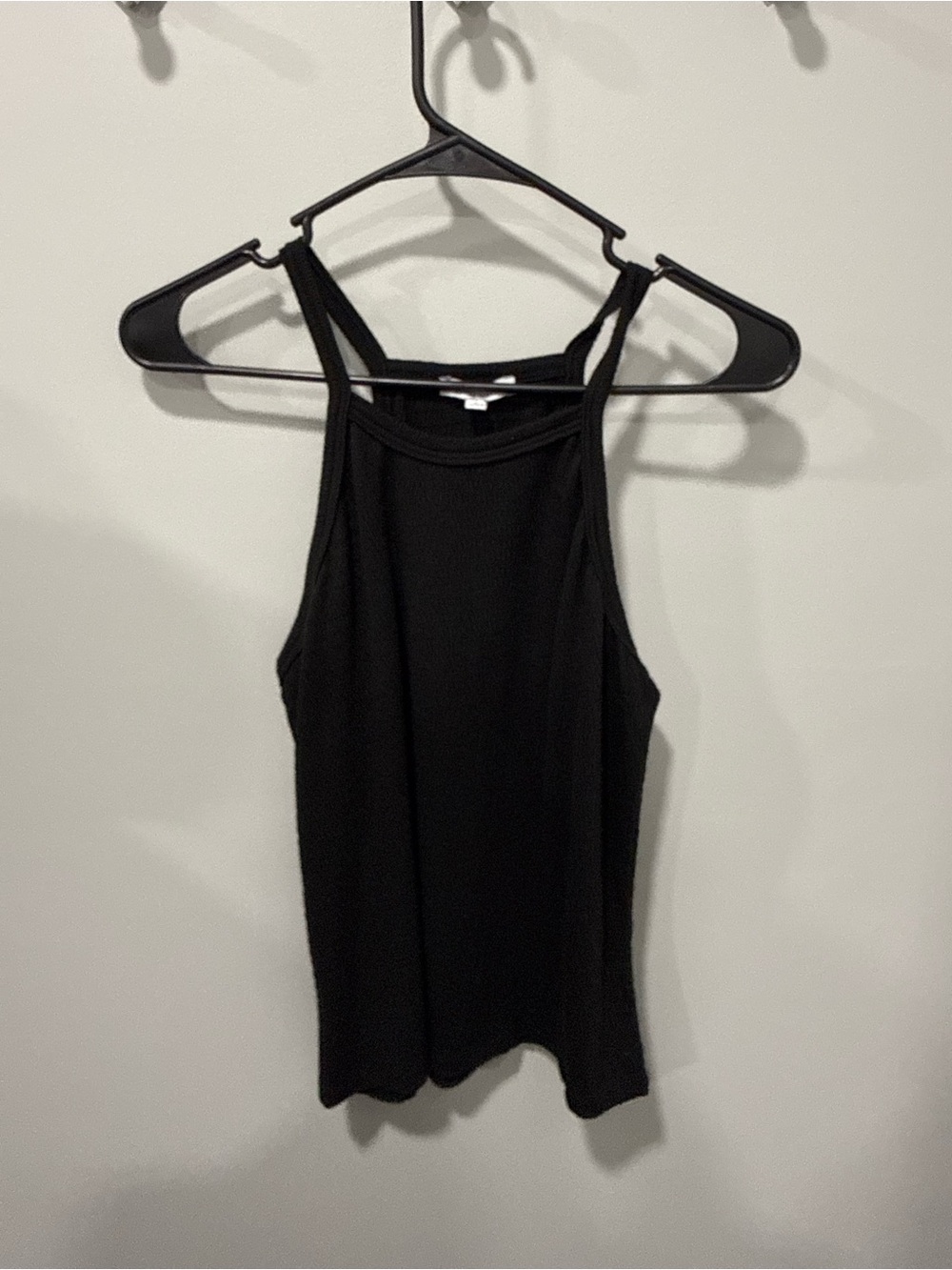 White birch black tank top size large
